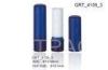 Eco Friendly Blue Frosted Version Lip Balm Tubes with Silkscreen , Lipstick Container