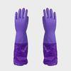 Custom Cleaning Reusable PVC Safety Gloves Vinyl , Alkali Resistant