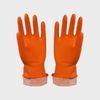 light industry Kitchen Latex Gloves , Spray flocklined rubber gloves