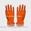 light industry Kitchen Latex Gloves , Spray flocklined rubber gloves