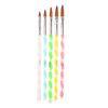 professional High End home Nail Art Brushes Cuticle Tips Set