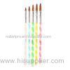 professional High End home Nail Art Brushes Cuticle Tips Set