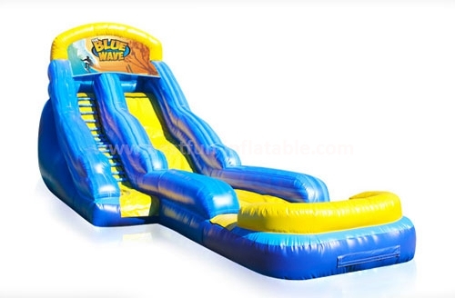 Fantastic inflatable blue water slide for sale