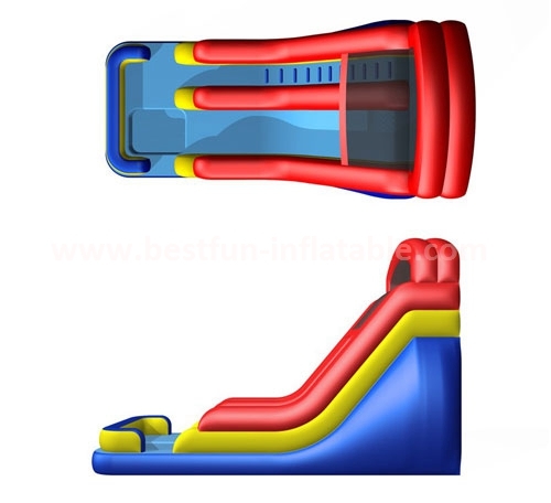 Giant inflatable water slide with pool for adult