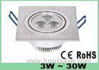 Warm White / Cold White Low Wattage Led Recessed Ceiling Lights Energy Saving Ra 70