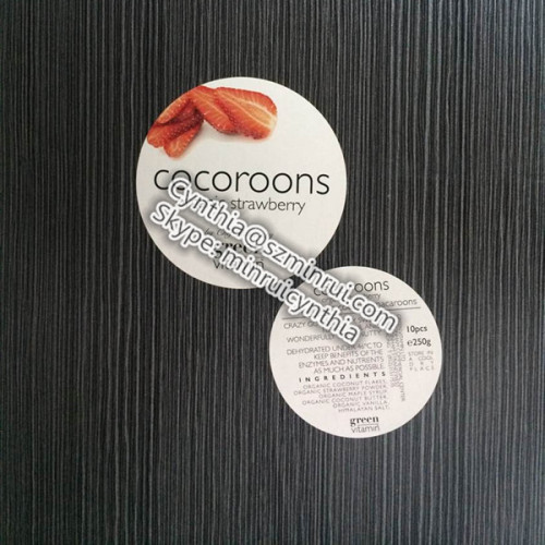 Waterproof Adhesive Laminated Film Sticker Bottle Label 