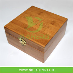 Bamboo Box with Coper Key