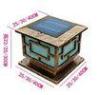 Decorative IP67 3.6V 700mA CREE LED Solar Yard Lights House Shaped 100-120lm/w