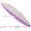 Ladies Cute Polishing Purple Nail Buffer , Nail Art Cream Buffer With Cover