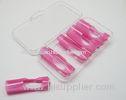 Nail Art Tools Pink Plastic Nail Form for Acrylic UV Gel Nail Tip Extension