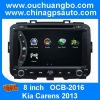 Ouchuangbo Car GPS Navi Audio Player for Kia Carens 2013 with DVD Radio RDS iPod