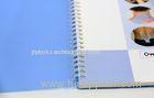 CMYK a4 spiral notebook Art Paper , Cardboard / offset printing service