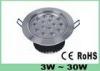 18 Watt Pure White LED Recessed Ceiling Lights High Power Epistar LED CHips AC 100V - 240V 50-60Hz
