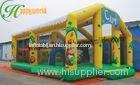Inflatable Jungle Themed Fun City With PVC Tarpaulin , Fun Inflatables For Adults