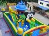 Large Inflatable Mickey Mouse Bouncer Fun City For Amusement Parks