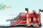UL / CE Funny Pirate Theme Outdoor Inflatable Water Slides For Kids Playground