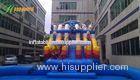 0.55mm PVC Tarpaulin Outdoor Inflatable Fun Water Slide With Pool For Child