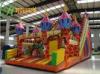 Colorful Giant Castle Inflatable Bouncy Slide With Durable Repair Kits