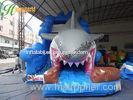 UL blower 1000D Durable Shark Commercial Inflatable Slide for hire