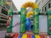 Children Jungle Inflatable Bouncy Castle With slide / Jumping Castle For Rent