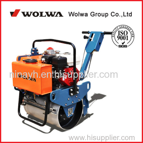 Wolwa 0.29 ton walking type single steel wheel road roller with best quality