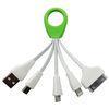 Cute Multiple Universal Micro USB Data Cable , Cell Phone Micro USB Data Charging Cable