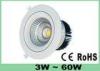 Round Recessed COB Dimmable Led Downlights / LED Down Light 20W for Commercial Lighting