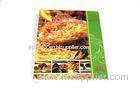 200gsm C2S Paper Cook Book Saddle Stitch Printing with CMYK And Matt Lamination