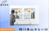 Ultra Thin Interactive Magic Mirror Display For Advertising , Wall Mounted