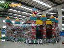 Huge Colourful Inflatable Bouncy Castle Fun City For Child Inflatable Play Park