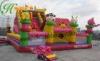 Attractive Outdoor Inflatable Bounce House Fun City , Inflatable Fun Park