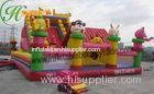 Attractive Outdoor Inflatable Bounce House Fun City , Inflatable Fun Park