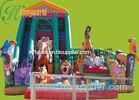 Amazing Animal Inflatable Fun City Bounce House , Giant Jumping Playground