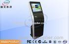 Removable Stand Alone LCD Touch Screen Monitor Digital Advertising Player for Bank / Kiosk
