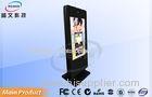 Pedestal LED Touch Screen Kiosk Android 4.2 / Windows 7 With Camera And Printer