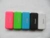 Portable Colorful 2600mah Mini Power Bank With LED Light , Output 1A