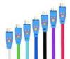 Smiling Face Micro USB Data Cable Sync and charge Parts For Mobile Phone