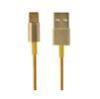 Gold 30 Pin Micro USB Data Cable Flat Mains Charge Cables For Ipad Mini , Iphone5