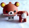 Terry Bear Fast PVC USB Flash Drive With Grade A Chip , 1GB / 2GB / 4GB