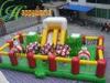 Outdoor Inflatable Fun City / Jumping Obstacle Bouncy Castle For Children