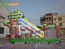 Safty Forest Jumping Inflatable Fun City Playground With Durable Bouncy Slide