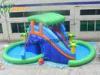 OEM Big Funny Outdoor Inflatable Pool Water Slide With CE / UL Blower