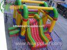 Hiring Outdoor Inflatable Combo With Bouncy Slides CE / Ul Blower