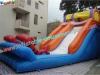 Kids Outdoor Inflatable Water Slides Games with PVC tarpaulin, Reinforced seams for Rental