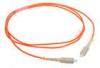 SC / FC / LC Multimode Duplex Fiber Patch Cord with Orange color cable