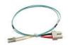 OM3 / OM4 UPC LSZH Fiber Optic Patch Cord with Red Black Boot