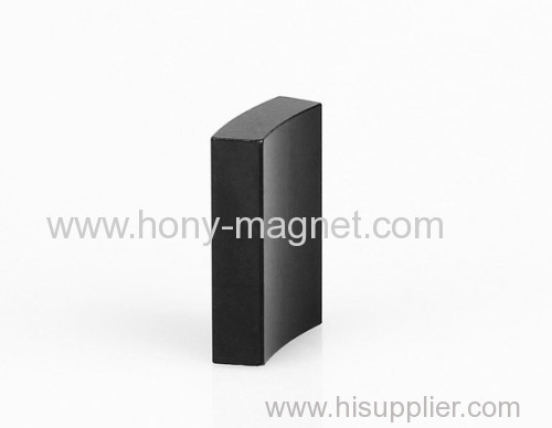 Arc shape bonded neodymium magnet supplier