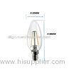 2PC COB Led Candle Light Bulbs / E14 Led Candle Shape Bulb AC 220V - 240V