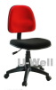 armrest red back black seat mid back fabric nylon base task staff typist swivel desk computer secretary chairs hotsale