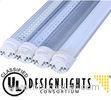 DLC 2ft 10 Watt 1000lm T8 LED Tube light , SMD2835 5000K G13 LED Tubes